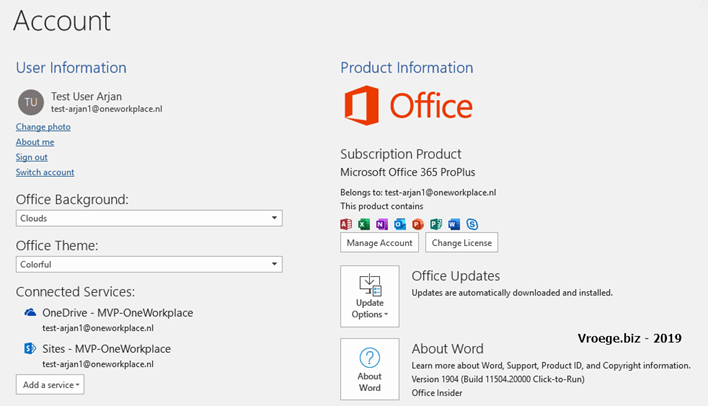 Control Office365 Pro-Plus version/channels with Intune – 2 – The Microsoft  Workplace Blog